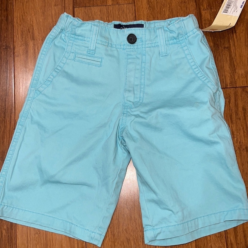 Cherokee boys Aqua flat front shorts size 8 NWT